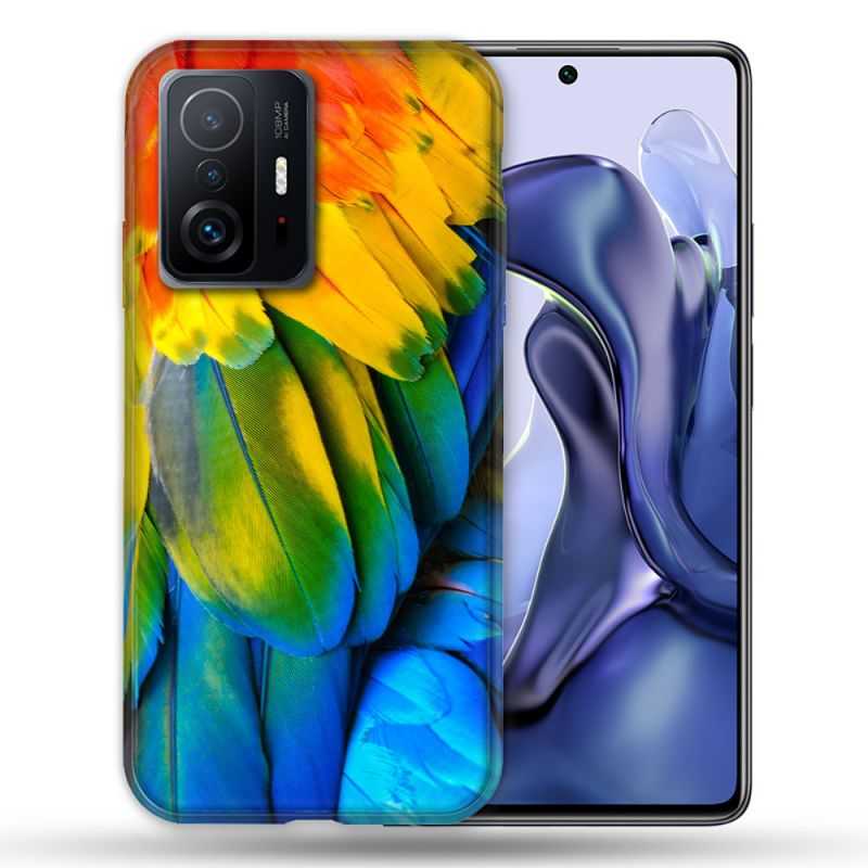 Coque Pour Xiaomi 11T / 11T Pro Animal Perroquet Plume