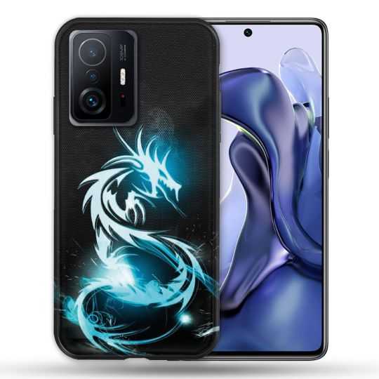 Coque Pour Xiaomi 11T / 11T Pro Fantastique Dragon Bleu