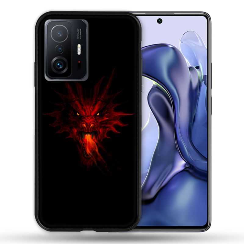 Coque Pour Xiaomi 11T / 11T Pro Fantastique Dragon Feu