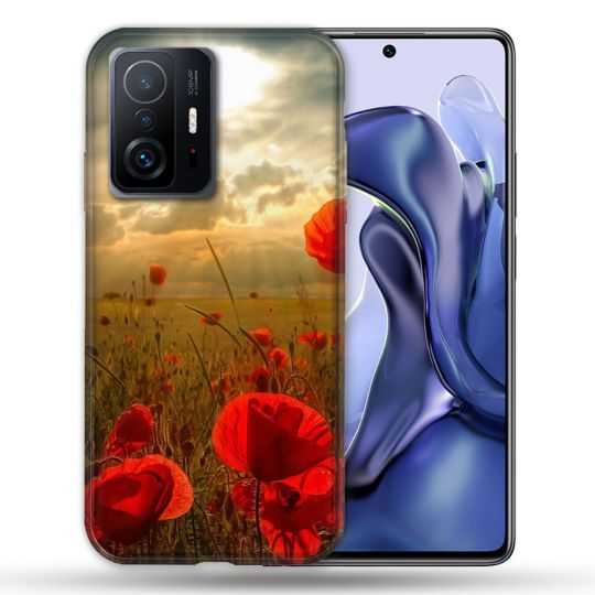 Coque Pour Xiaomi 11T / 11T Pro Fleur Coquelicot