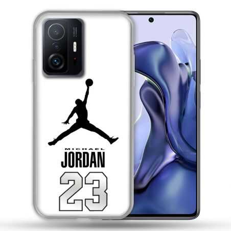 Coque Pour Xiaomi 11T / 11T Pro Jordan 23 Blanc