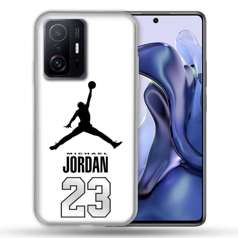 Coque Pour Xiaomi 11T / 11T Pro Jordan 23 Blanc