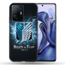 Coque Pour Xiaomi 11T / 11T Pro Manga Attaque Titans Noir