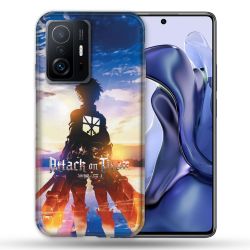 Coque Pour Xiaomi 11T / 11T Pro Manga Attaque Titans Soleil