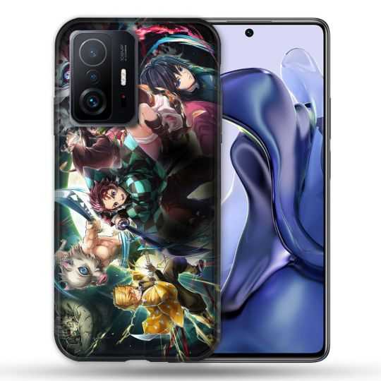 Coque Pour Xiaomi 11T / 11T Pro Manga Demon Slayer Groupe