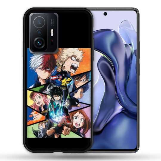 Coque Pour Xiaomi 11T / 11T Pro Manga My Hero Academia Noir