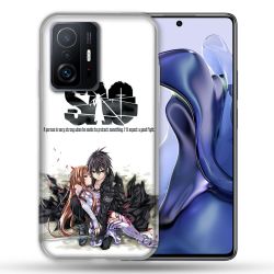 Coque Pour Xiaomi 11T / 11T Pro Manga SAO sword Art Online Blanc