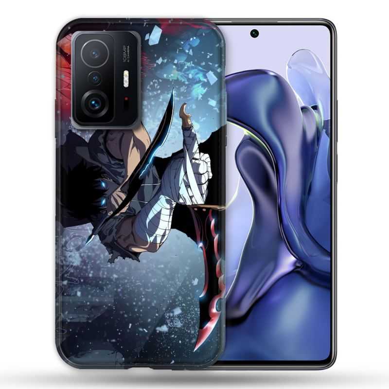 Coque Pour Xiaomi 11T / 11T Pro Manga Solo Leveling Sung Epee