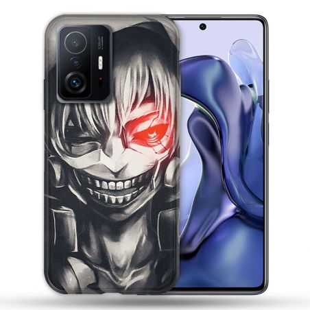 Coque Pour Xiaomi 11T / 11T Pro Manga Tokyo Ghoul Kaneki Noir