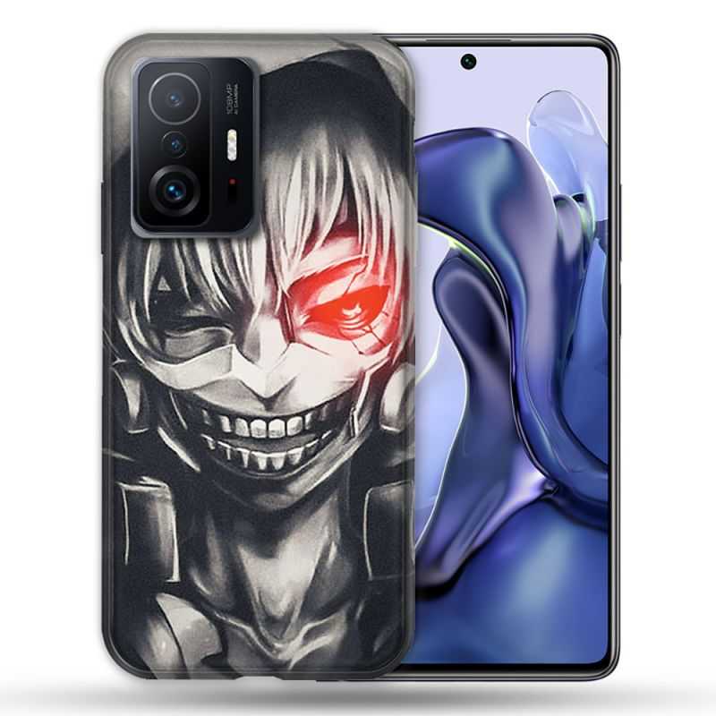 Coque Pour Xiaomi 11T / 11T Pro Manga Tokyo Ghoul Kaneki Noir