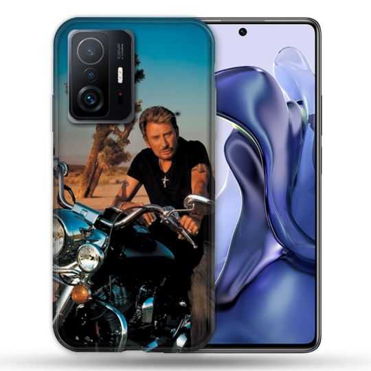 Coque Pour Xiaomi 11T / 11T Pro Musique Johnny Hallyday Moto