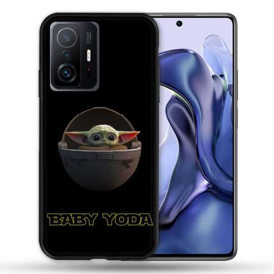 Coque Pour Xiaomi 11T / 11T Pro Star Wars - Yoda bebe noir