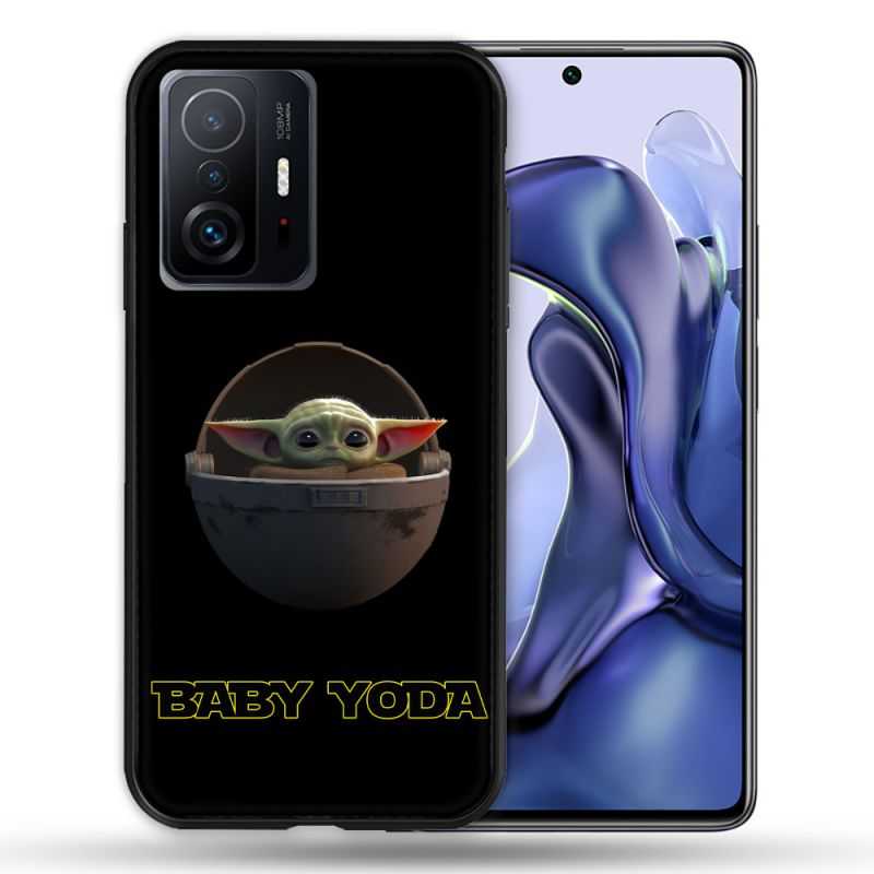 Coque Pour Xiaomi 11T / 11T Pro Star Wars - Yoda bebe noir