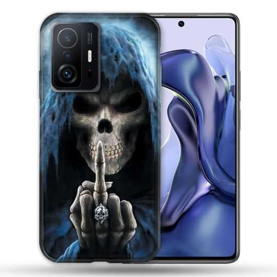 Coque Pour Xiaomi 11T / 11T Pro Tete de Mort Doigt