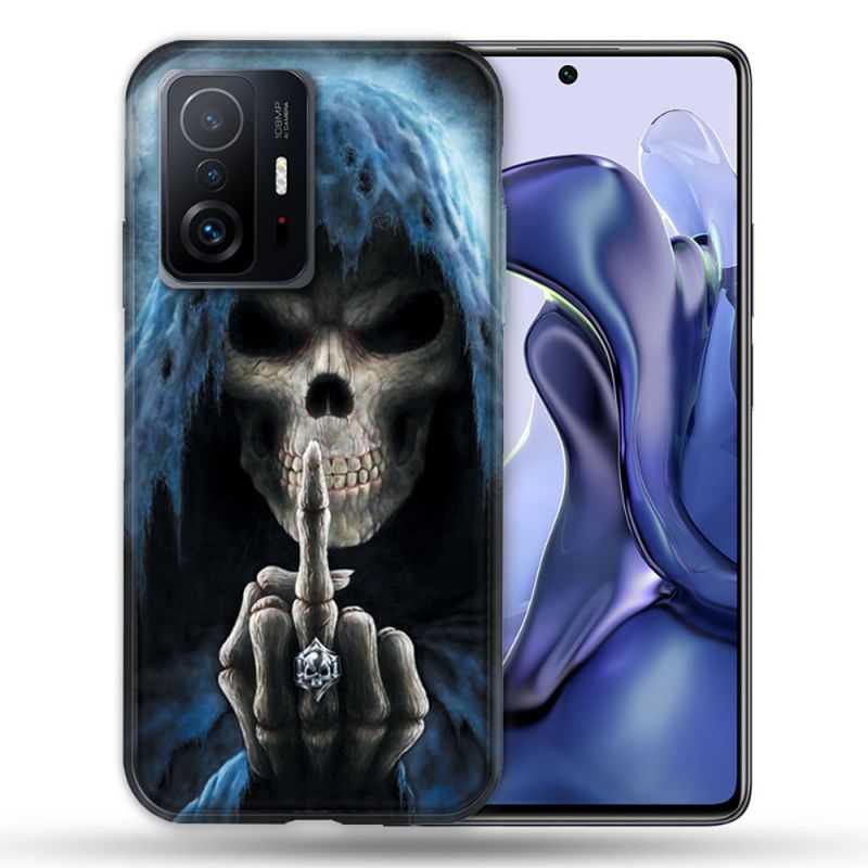 Coque Pour Xiaomi 11T / 11T Pro Tete de Mort Doigt