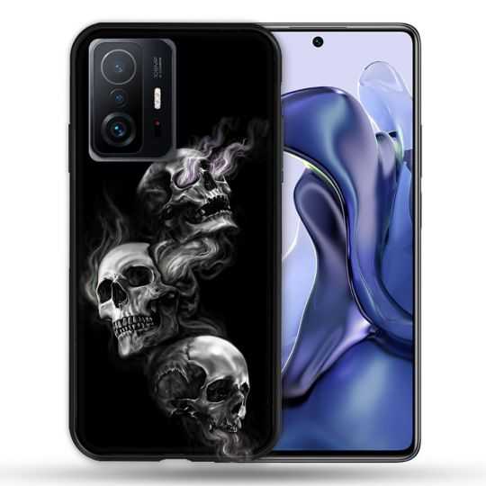 Coque Pour Xiaomi 11T / 11T Pro Tete de Mort Triple