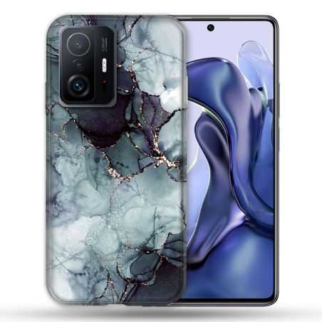 Coque Pour Xiaomi 11T / 11T Pro Texture Marbre Gris