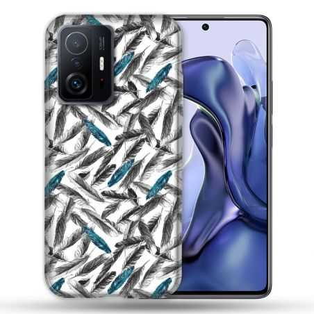 Coque Pour Xiaomi 11T / 11T Pro Texture Plume Canard