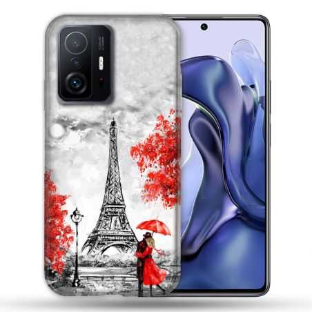 Coque Pour Xiaomi 11T / 11T Pro Voyage France Paris Rouge