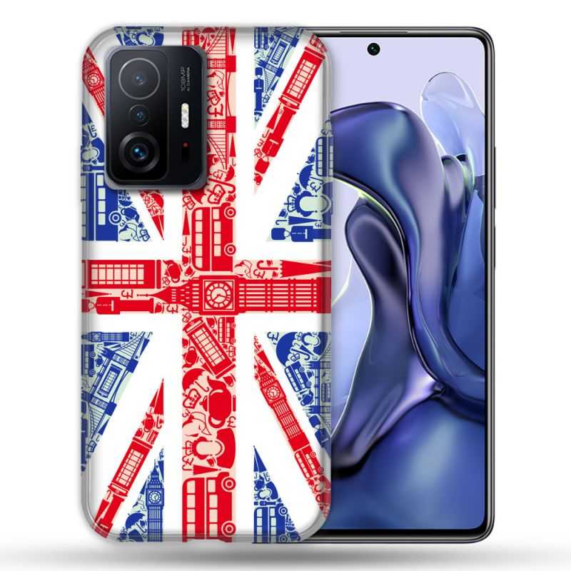 Coque Pour Xiaomi 11T / 11T Pro Voyage Angleterre Blanc