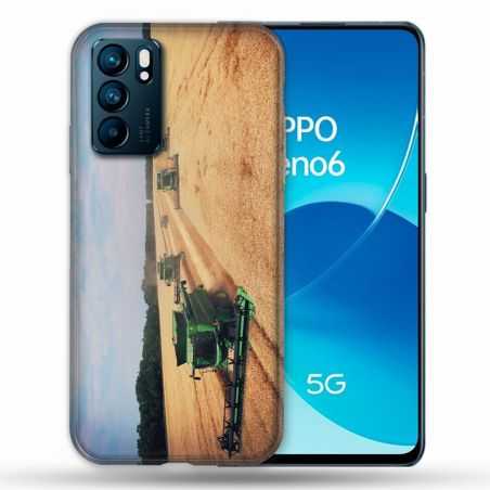 Coque Pour Oppo Reno 6 Agriculture Moissonneuse