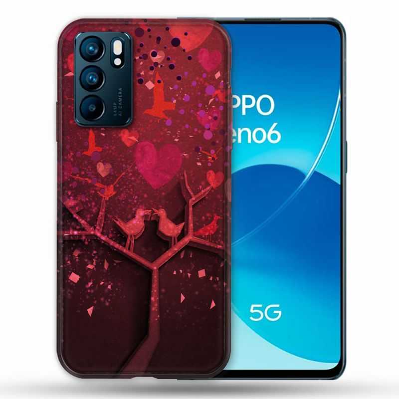 Coque Pour Oppo Reno 6 Amour Arbre