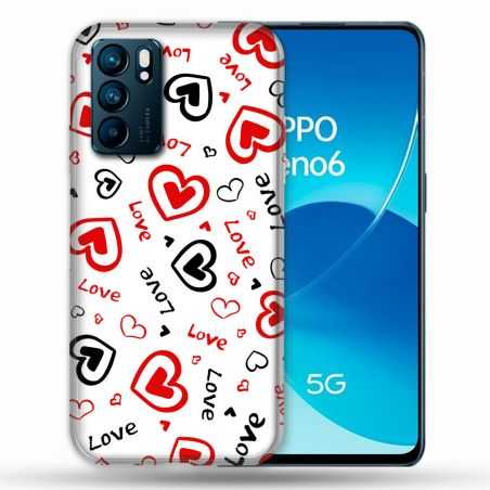 Coque Pour Oppo Reno 6 Amour Love