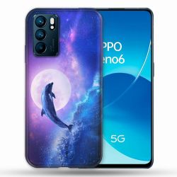 Coque Pour Oppo Reno 6 Animal Dauphin Vague
