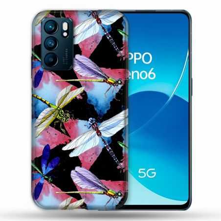 Coque Pour Oppo Reno 6 Animal Libellule