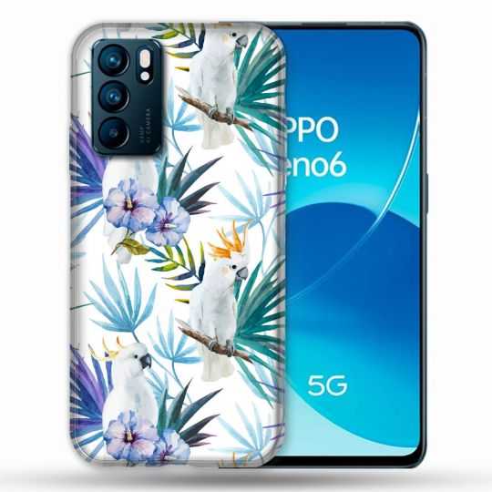 Coque Pour Oppo Reno 6 Animal Perroquet Peinture