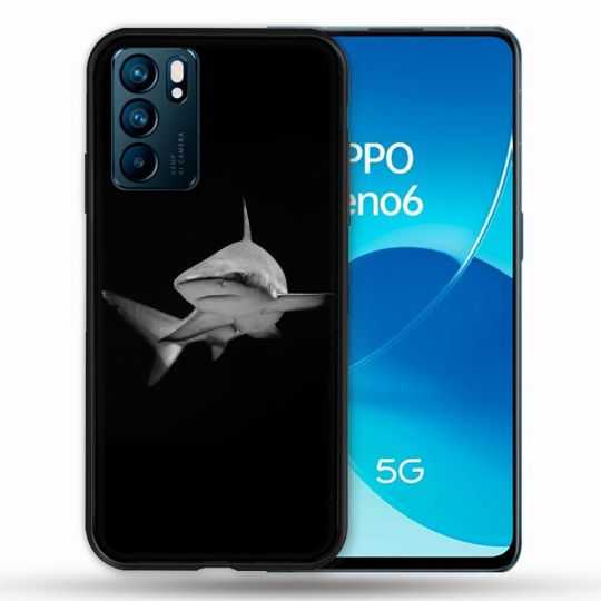 Coque Pour Oppo Reno 6 Animal Requin Sombre