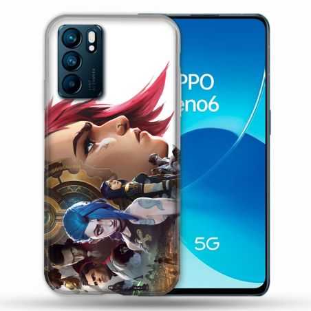Coque Pour Oppo Reno 6 Arcane Jynx Sœur