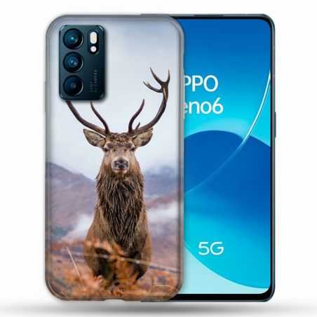Coque Pour Oppo Reno 6 Chasse Chevreuil Montagne