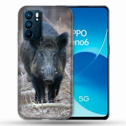 Coque Pour Oppo Reno 6 Chasse Sanglier Pin