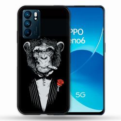 Coque Pour Oppo Reno 6 Decale Singe Mafia