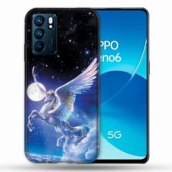 Coque Pour Oppo Reno 6 Fantastique Licorne Céleste