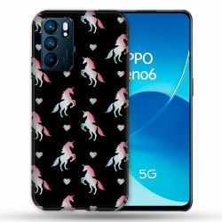 Coque Pour Oppo Reno 6 Fantastique Licorne Pattern