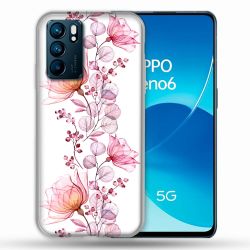 Coque Pour Oppo Reno 6 Fleur Eclosion