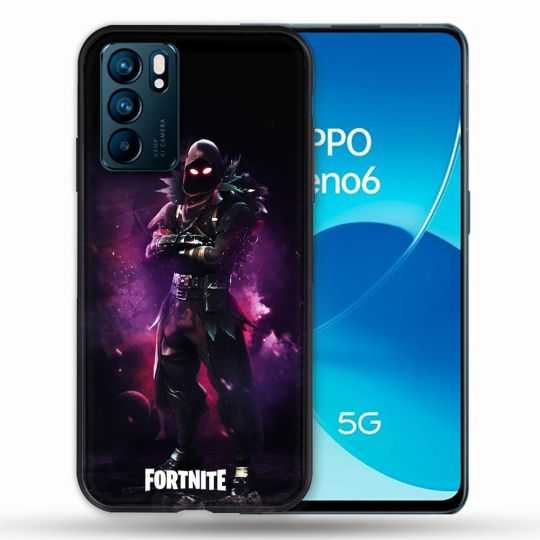 Coque Pour Oppo Reno 6 Fortnite Raven