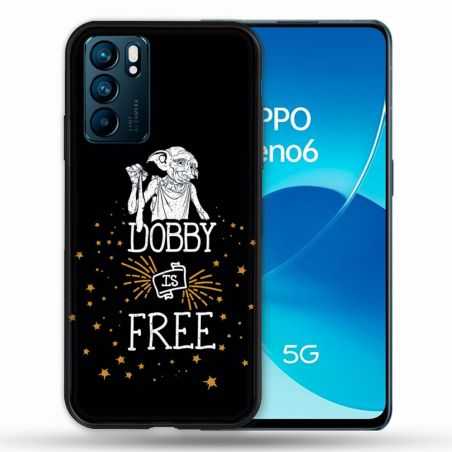 Coque Pour Oppo Reno 6 Harry Potter Dobby Free Noir