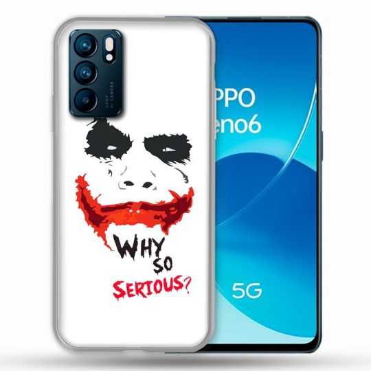 Coque Pour Oppo Reno 6 Joker Blanc