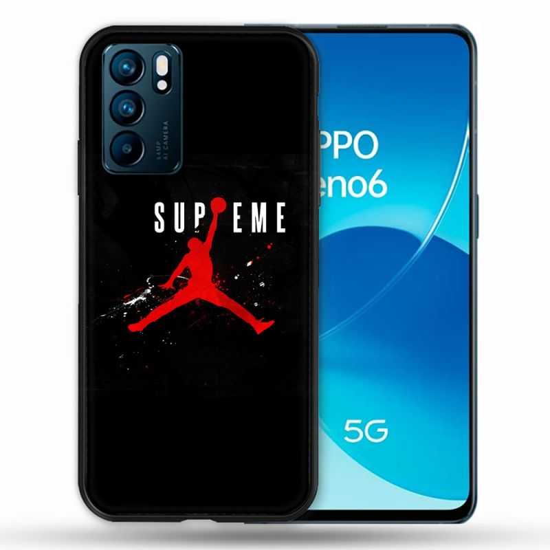 Coque Pour Oppo Reno 6 Jordan Supreme Noir