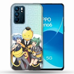 Coque Pour Oppo Reno 6 Manga Assassination Classroom Kuro Trio