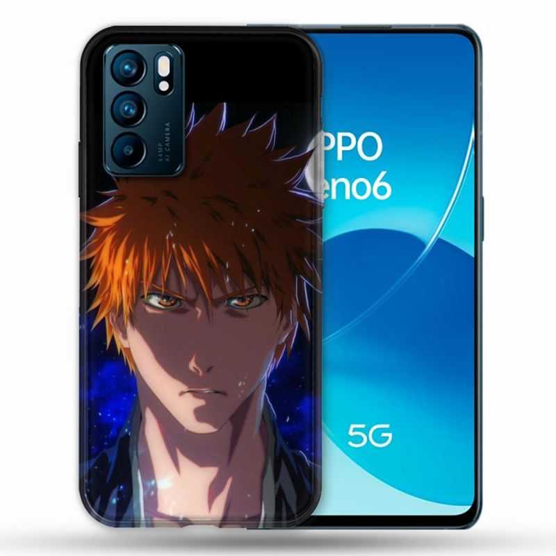 Coque Pour Oppo Reno 6 Manga Bleach Ichigo