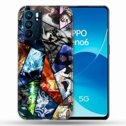 Coque Pour Oppo Reno 6 Manga Bleach Pele Mele