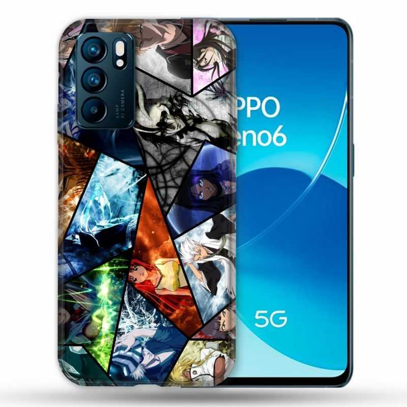 Coque Pour Oppo Reno 6 Manga Bleach Pele Mele