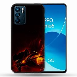 Coque Pour Oppo Reno 6 Manga Demon Slayer Electric