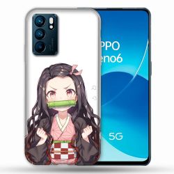 Coque Pour Oppo Reno 6 Manga Demon Slayer Nezuko