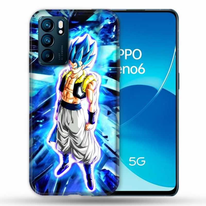 Coque Pour Oppo Reno 6 Manga Dragon Ball Gogeta Lumiere