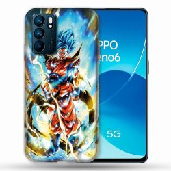 Coque Pour Oppo Reno 6 Manga Dragon Ball Sangoku Blanc